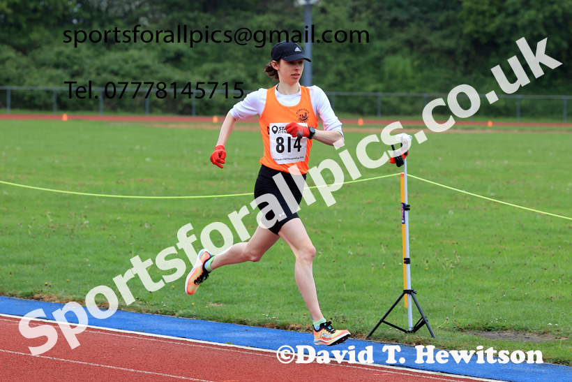 5000 metres, 2026 North Eastern Track and Field Champs, Shildon, County Durham. Photo: David T. Hewitson/Sports for All Pics